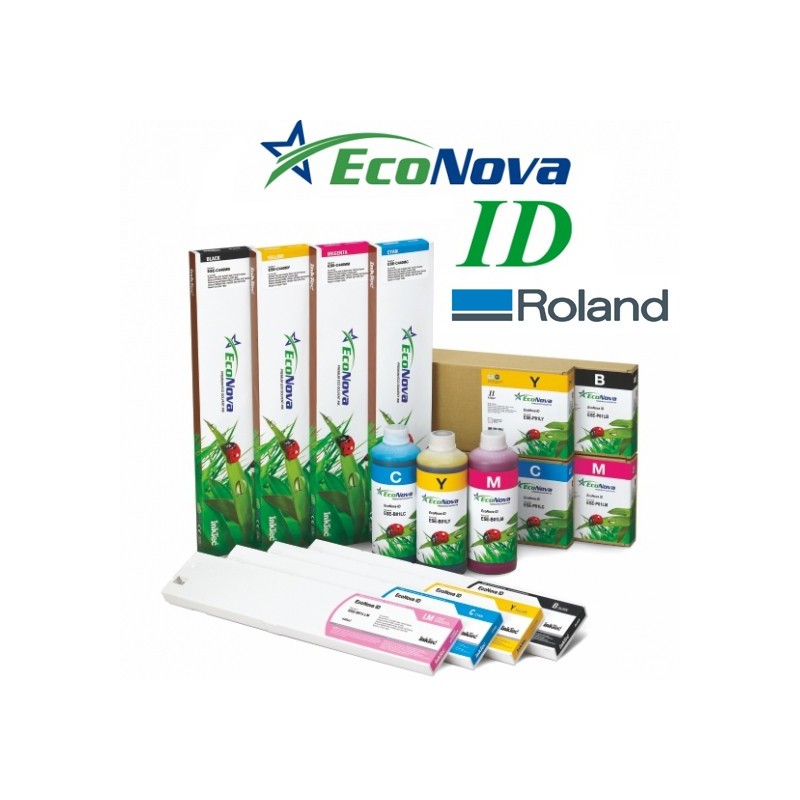 ESE Cartucho de tinta eco-solvente EcoNova ID para plóters Roland y Mutoh (compatibles con EcoSolMax) – Cartucho 440ml