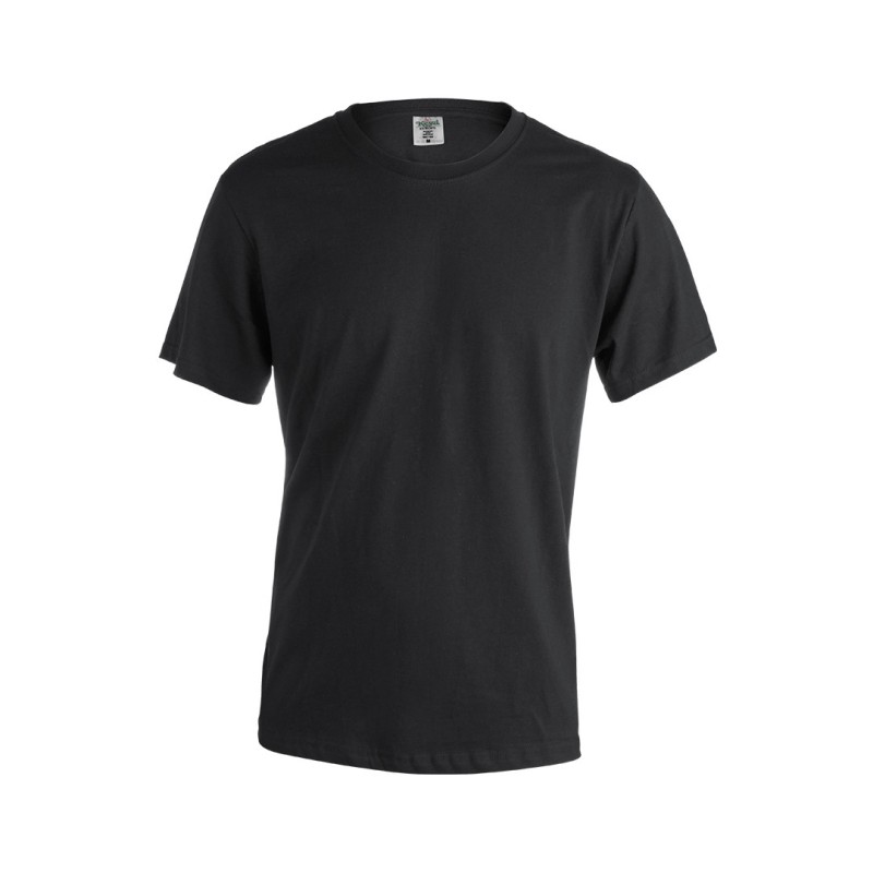 Camiseta de algodón color negro