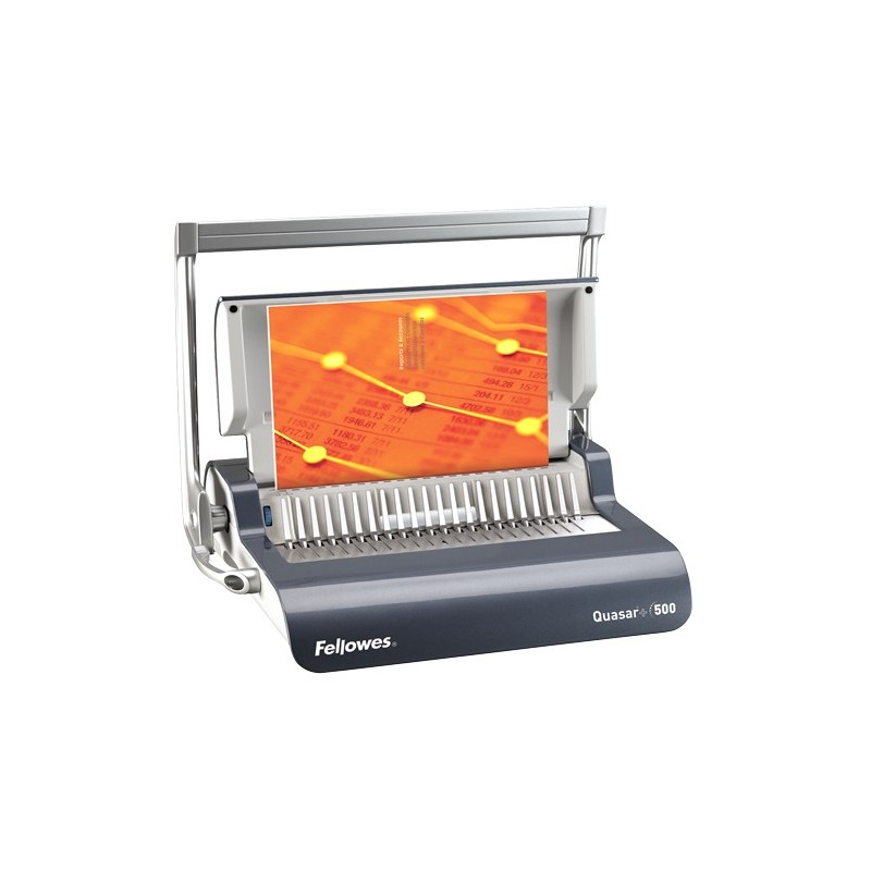 Fellowes - Quasar+ 500 hojas Carbón vegetal, Gris