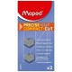 CUCHILLA MAPED CIZALL.ROD.COMPACT C.(2u) - Pack de 12 unidades