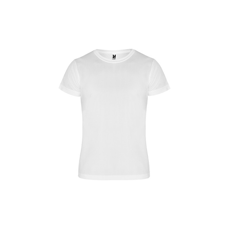 Camiseta de poliester para sublimación color blanco unixex