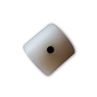 Ruedas blancas de nylon para microperforadora electrica